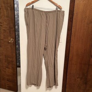 H&M Tan Wide Leg Pants